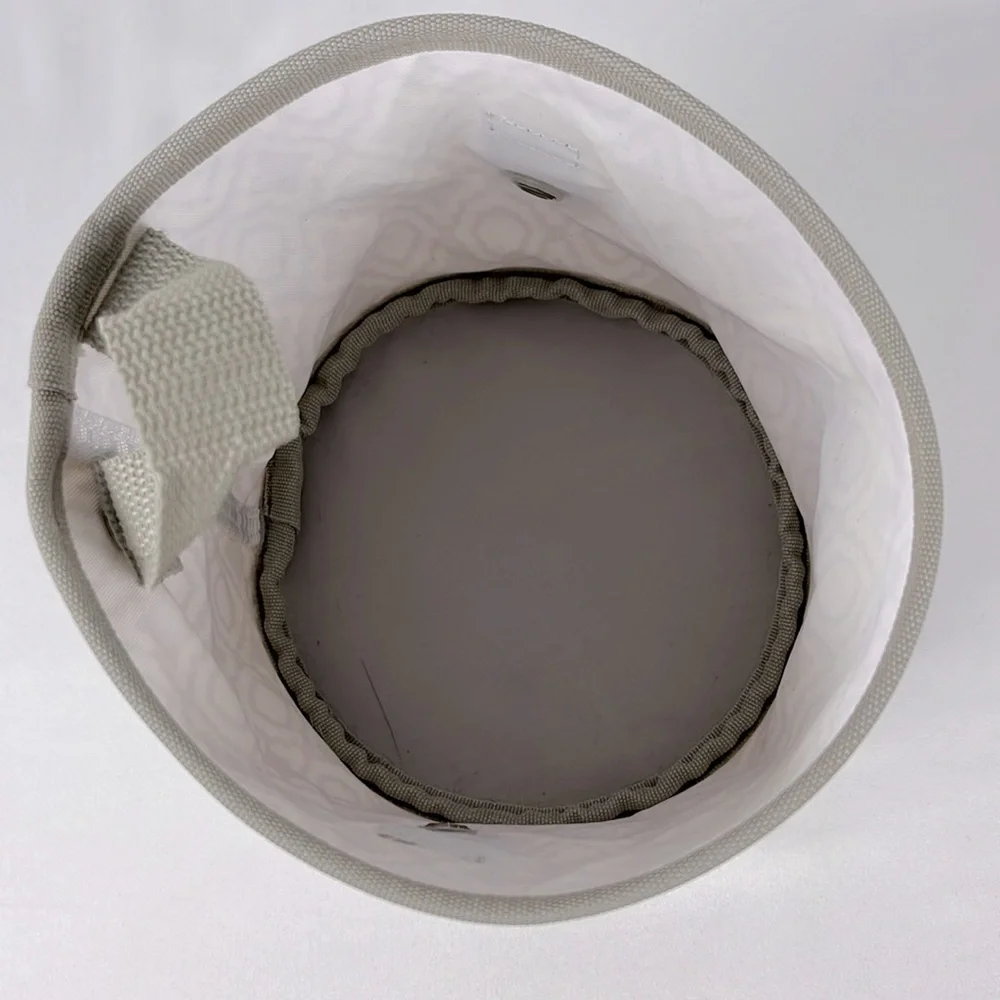 Thirty-one Oh Snap Mini Storage Bin Perfect Pendant Taupe White